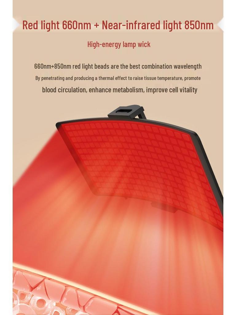 LED Infrared Light Therapy Lamp for Full-Body Skin Care and Whitening