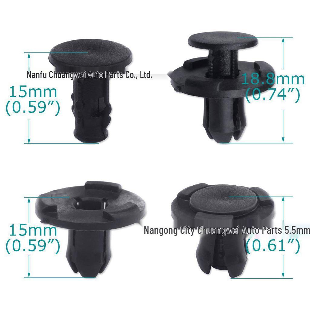 Compatible Mudguard Bumper Trunk Buckle for Toyota Prado 4000 Land Cruiser and Nissan Models