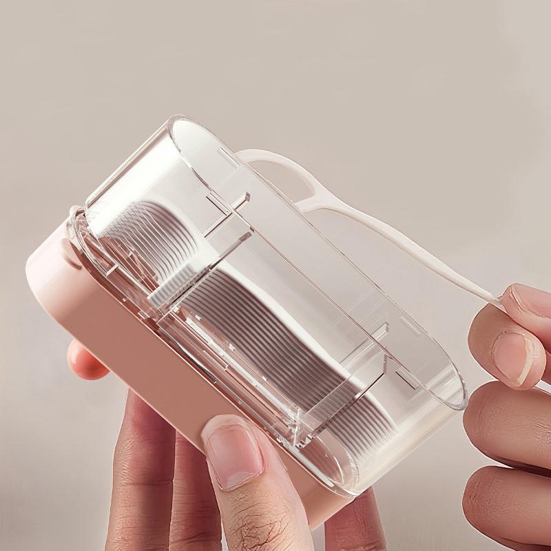 Portable Automatic Ejectable Floss Dispenser With 10Pcs Floss Oral Care Dental Floss Box Disposable Flossing Sticks