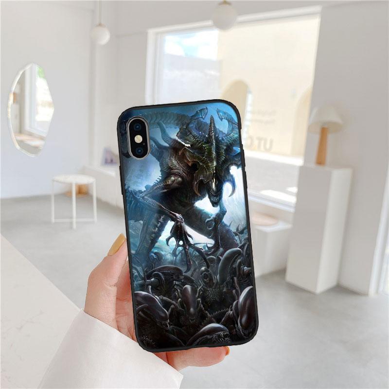 HK2 Aliens vs Predator Xenomorph Soft Shell Phone Case for Redmi Note 8 9 Pro Max 9S 9T 9C NFC 8T 8A S2 10A A4