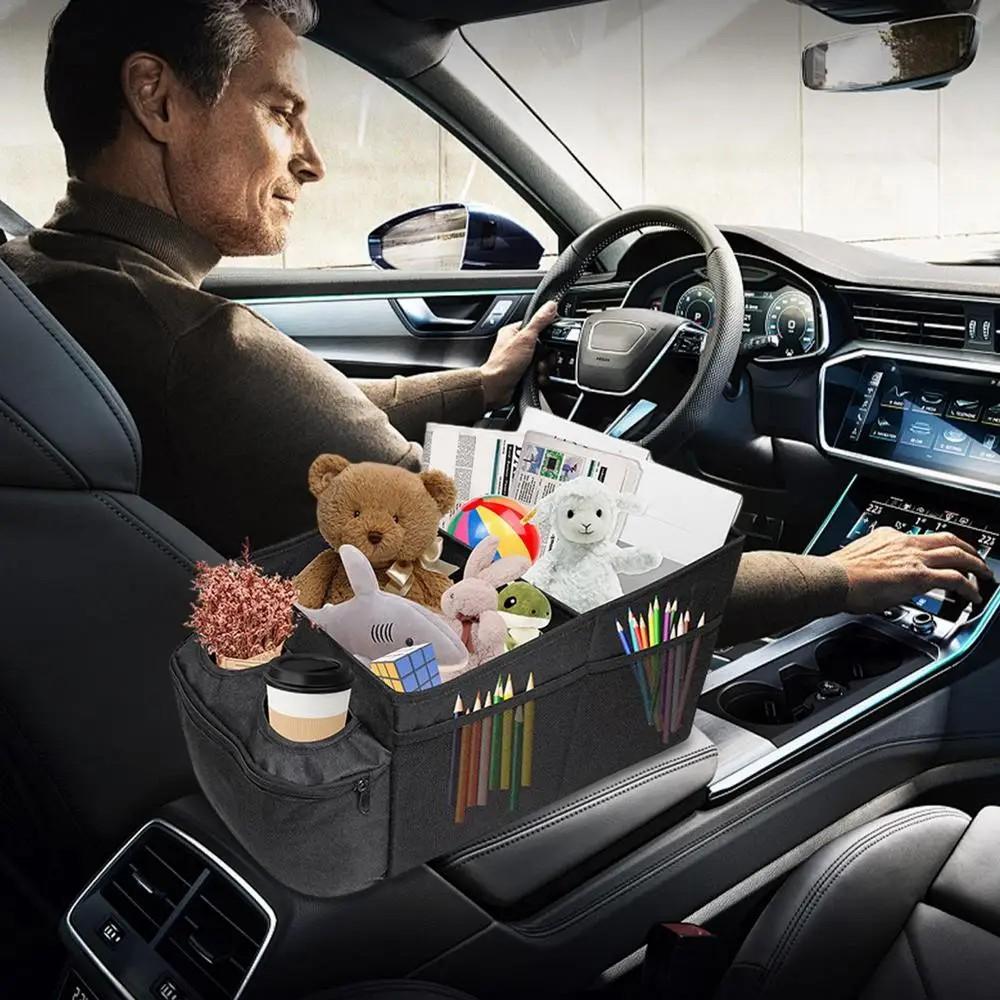 Multi Pocket Car Trunk Organizer Large Capacity Foldable 600D Oxford Fabric Storage Box