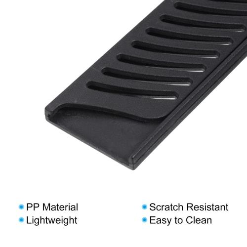 PATIKIL PP Knife Covers, Knife Protector Sleeves, Blade Protectors for 24cm Meat Cleaver, 2-Pack, Kitchen Accessories, Black