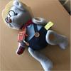 [USED] PEANUTS CLUB teddy bear, soft fabric, straw, mint condition, with tag