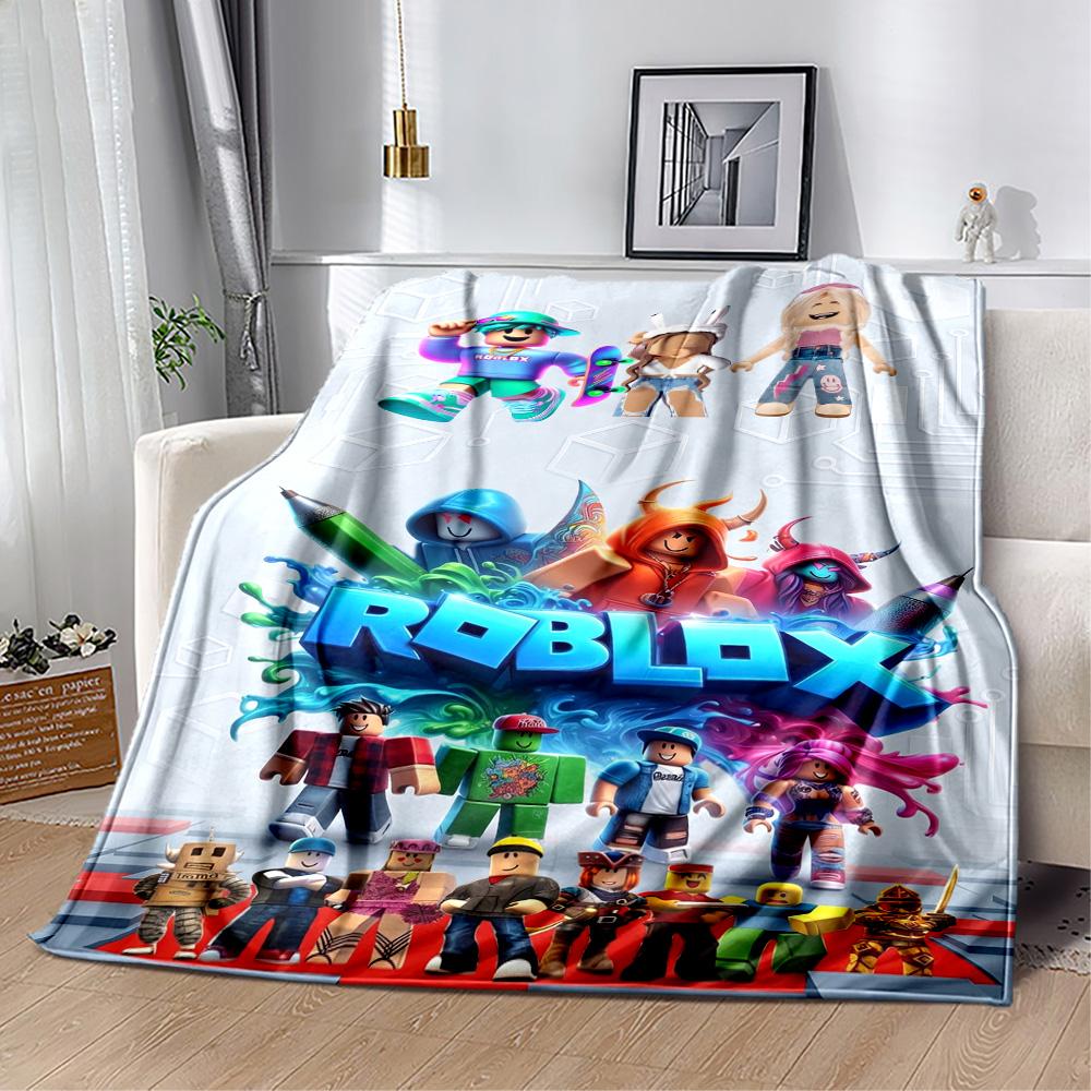 Roblox 379 Blanket Comfortable Perfect for Chair Picnics Seaside All-Season Use Stylish Decor Gifts For Family Or Friends