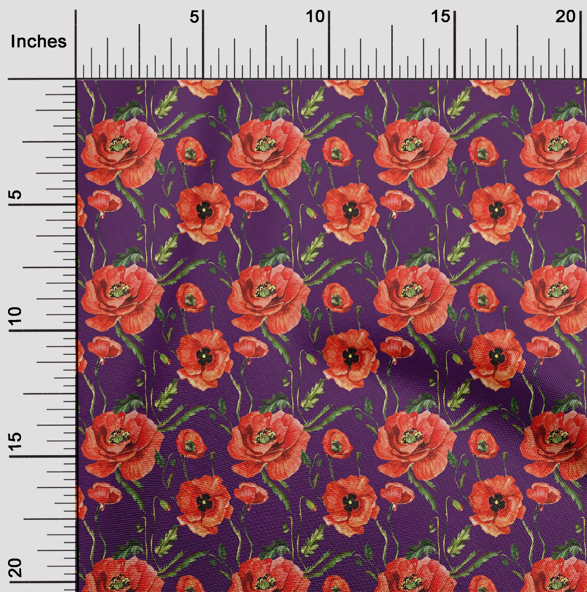 

OneOone Cotton Flex Black Fabric Flower & Leaves Watercolor Quilting Supplie Print Швейна тканина у дворі 40 дюймів 42 Inch Wide - Viscose Chiffon винний