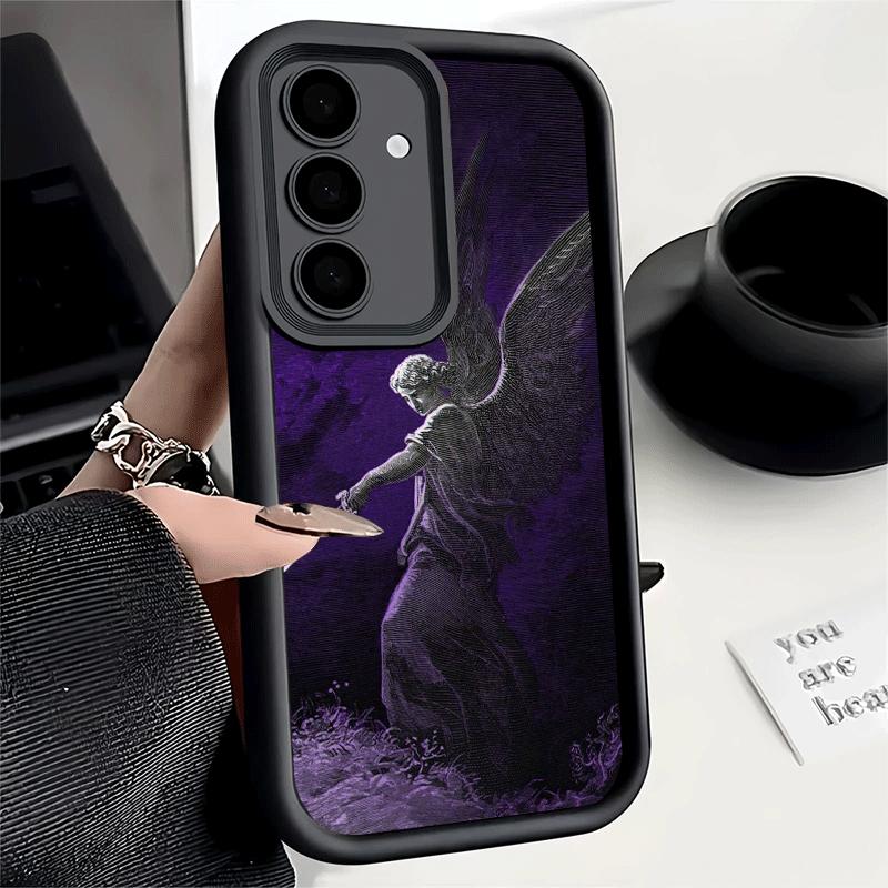 Phone Case for Samsung Galaxy A17 A16 A15 A14 A13 Archangel Michael Aesthetics A56 A36 A26 A55 A35 A25 A54 A34 A24 A53 A33 A23 A Samsung A36