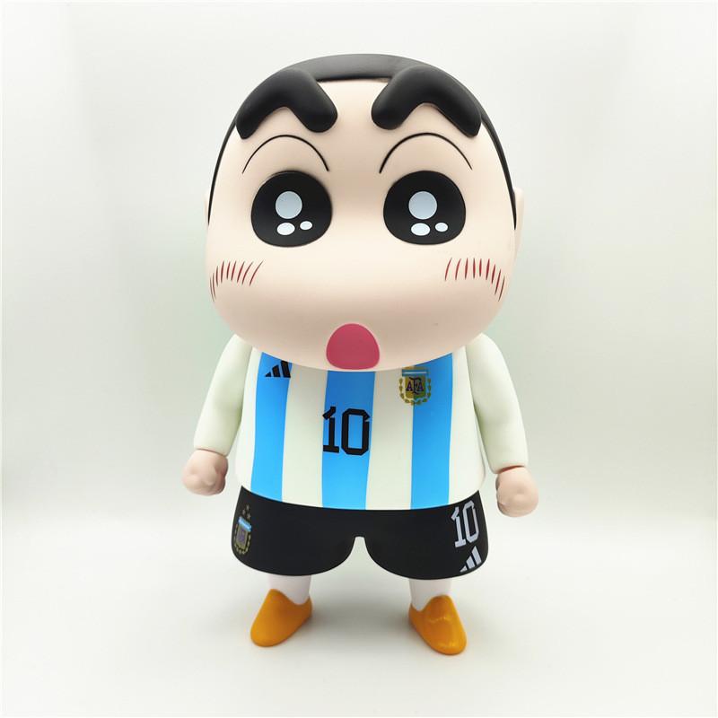 Adorable Pvc Action Figure Crayon Shin-chan Cosplay Soccer Basketball Stars Collectible Toy