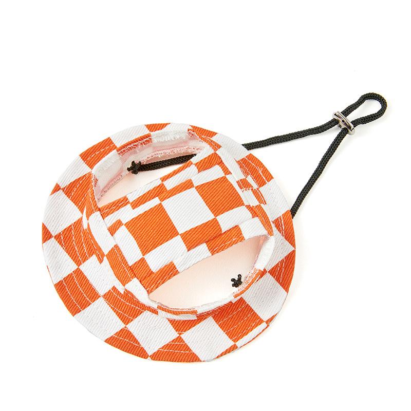 Pet Dog Cat Cap Breathable Summer Sunhat Cotton Fisherman Hat For Small Medium Large Dogs Cats Caps Pet Products