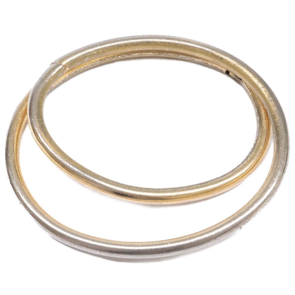 VIONNET Oro Veronica overlay design Bangle goldUsed