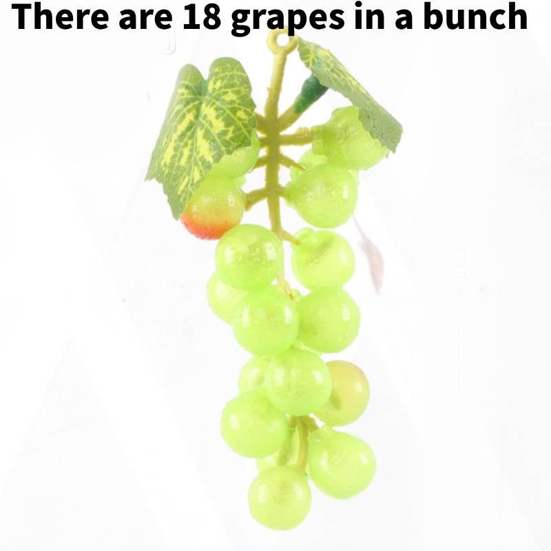 Grapes Simulation Fruit Plastic  Toy Vine Prop Photography Decoration Tools