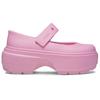 Crocs Stomp Mary Jane Pink Tweed Men Sneakers 209939-6XS