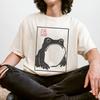 Maglietta Rana Ukiyo-e: T-shirt in Cotone Biologico Arte Giapponese