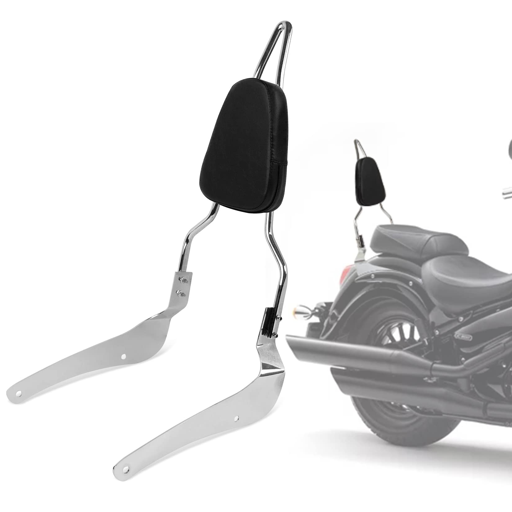 

Motorcycle Sissy Bar with Rear Tandem Compatible with Suzuki Intruder Suzuki Boulevard and C50 Carrier, Bar, Backrest, Classic, VL400, VL800, M50,