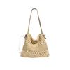 Vintage Ethnic Style Casual Beach Vacation Bag Large Capacity Simple Commuting Lazy Style Single Shoulder Tote Bag