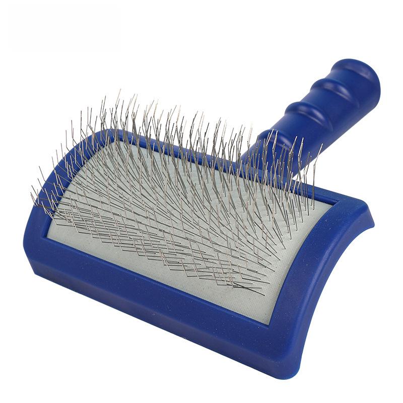 Pet Grooming Needle Comb for Thick Hair - Detangle & De-shed Hair Removal Tool for Dogs