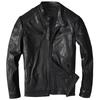 New PU Leather Jacket Men's Short Slim Car Leather Jacket