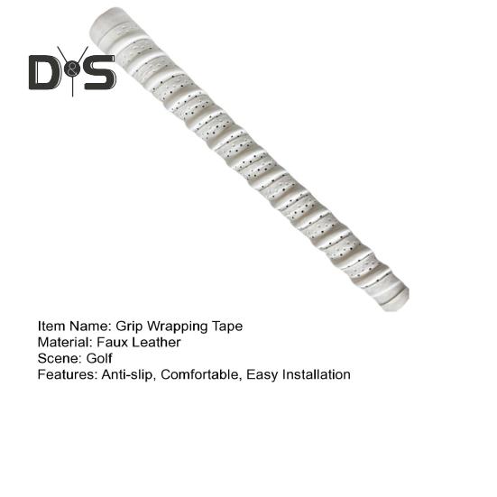 Golf Grip Wrapping Tape Faux Leather Overgrip Tapes Anti-slip Golf Club Full Regripping Tape for A New Grip Feel