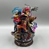 PRINCIPAL ! Coleção de estátuas Figurinos ONE PIECE LUFFY + TRAFALGAR LAW + EUSTASS KID