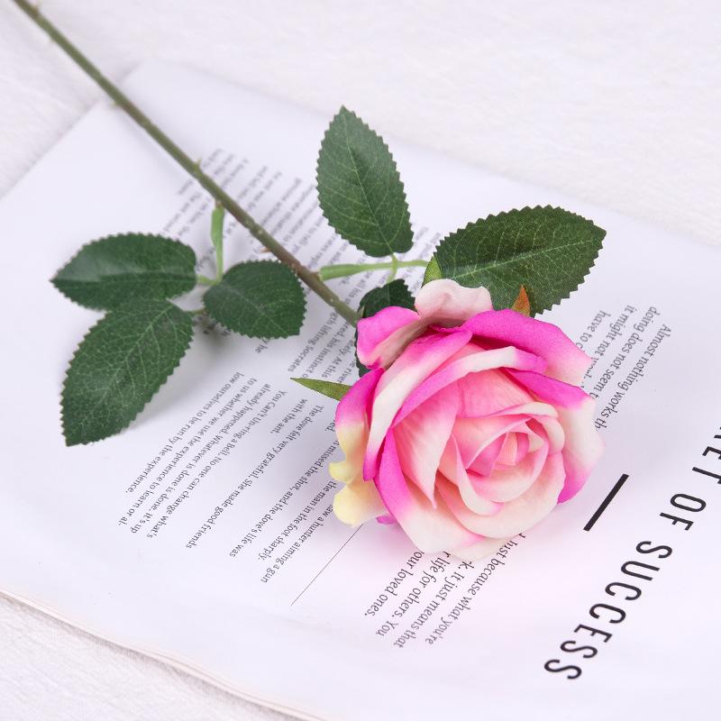 Artificial Rose, Single Hand Feel Velvet Rose, Waterfall Flower Wall, Home and Wedding Decoration Arrangement, Artificial Flower