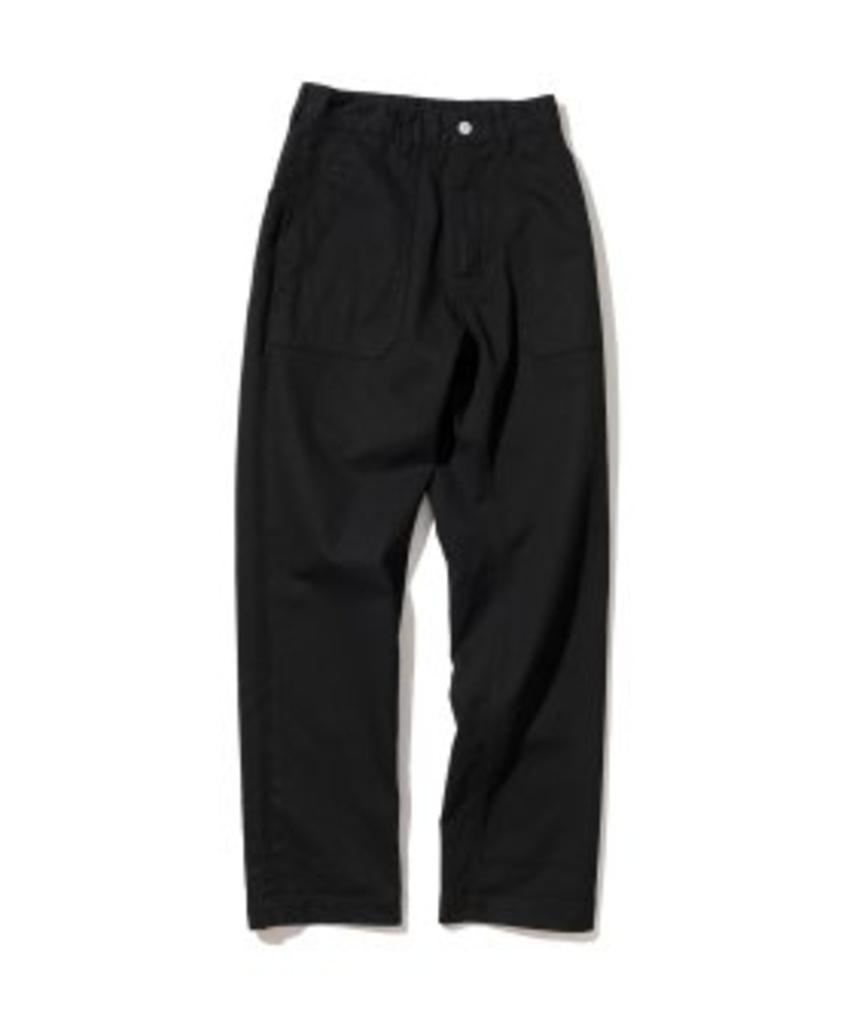 UNIFORM BRIDGE Cotton Fatigue Pants Regular Fit(Women) Black