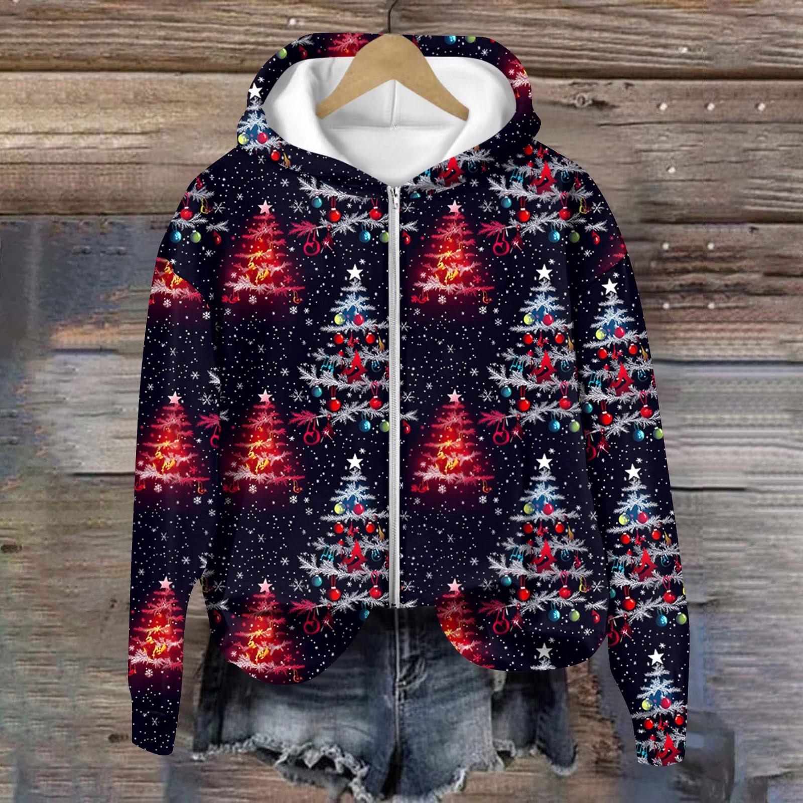 

Куртки для женщин Пальто с длинным рукавом на молнии с принтом Верхняя одежда Повседневные куртки M