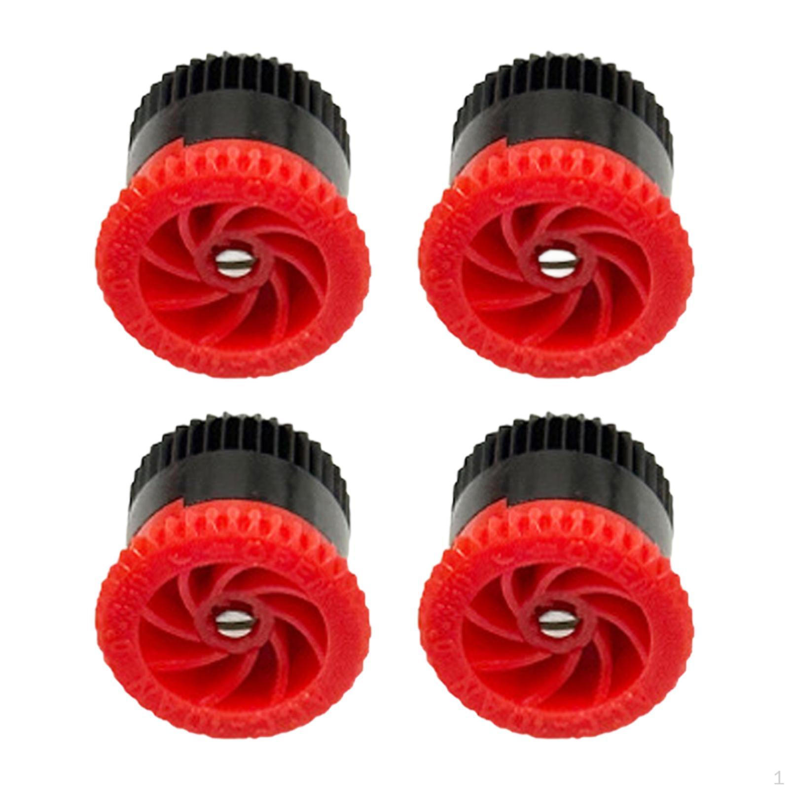 

4 Pieces Garden Sprinklers Heads Spray Nozzle Gardening Watering Efficient Degree Variable