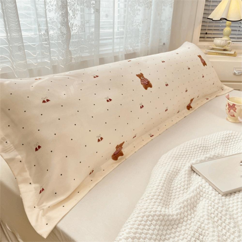 Skin-friendly Pillow Cover Rectangular Pillowslip Large Size Long Pillow Case Bedroom