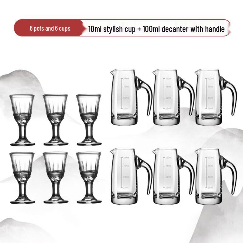 Premium Glass Baijiu Decanter Set
