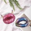 M-Modern-3 Piece Lips Resin Mold Resin Art Molds Ornament Silicone UV Epoxy Casting Molds B