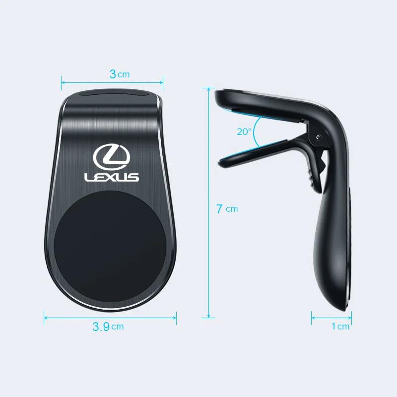Magnetischer Auto-Handyhalter Lüftungsschlitz Clip Halter Ständer Für Lexus F SPORT ES RX NX LS UX LM LX GX LC RZ IS CT GS RC HS SC TX LBX IS3