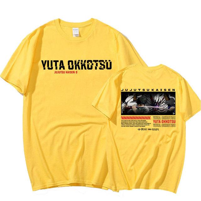 

Футболка аниме дзюдзюцу кайсен смешная манга юта оккоцу короткие рукава хлопковая футболка унисекс одежда свободные футболки уличная одежда харадзюку топы 4XL