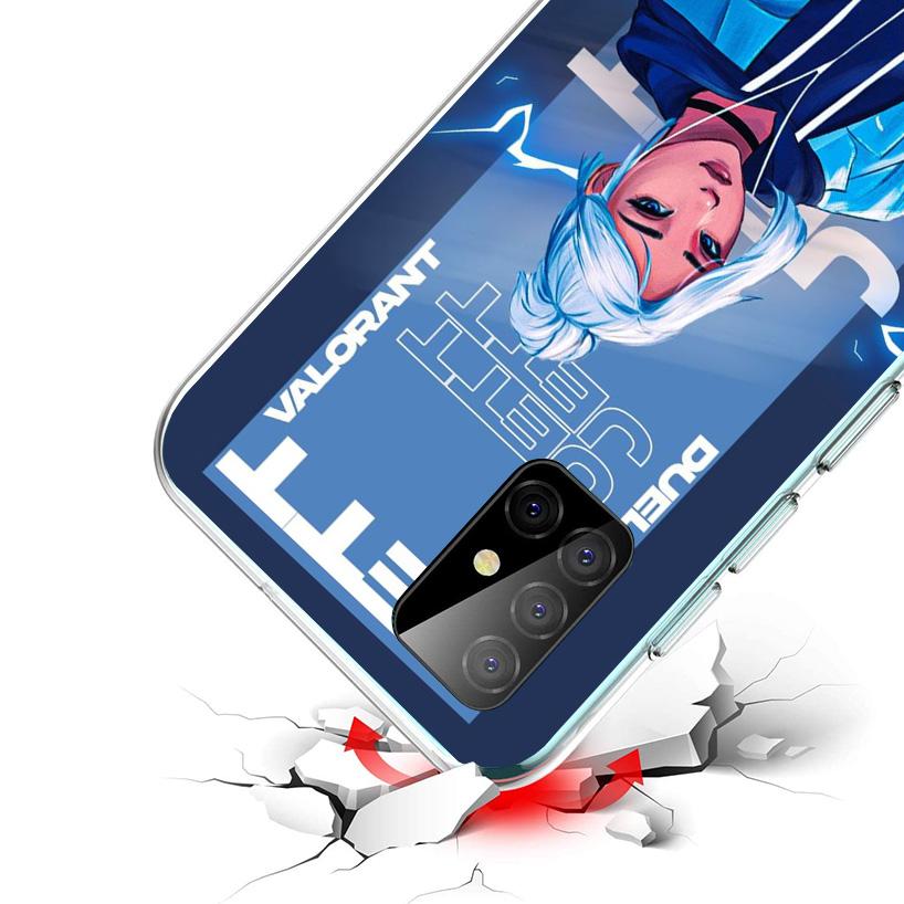 Valorant Jett Phone Case For Samsung Galaxy A17 A57 A37 A16 A26 A36 A56 A15 A25 A35 A55 A14 A13 A54 A53 A34 A24 A33 A23 Galaxy A
