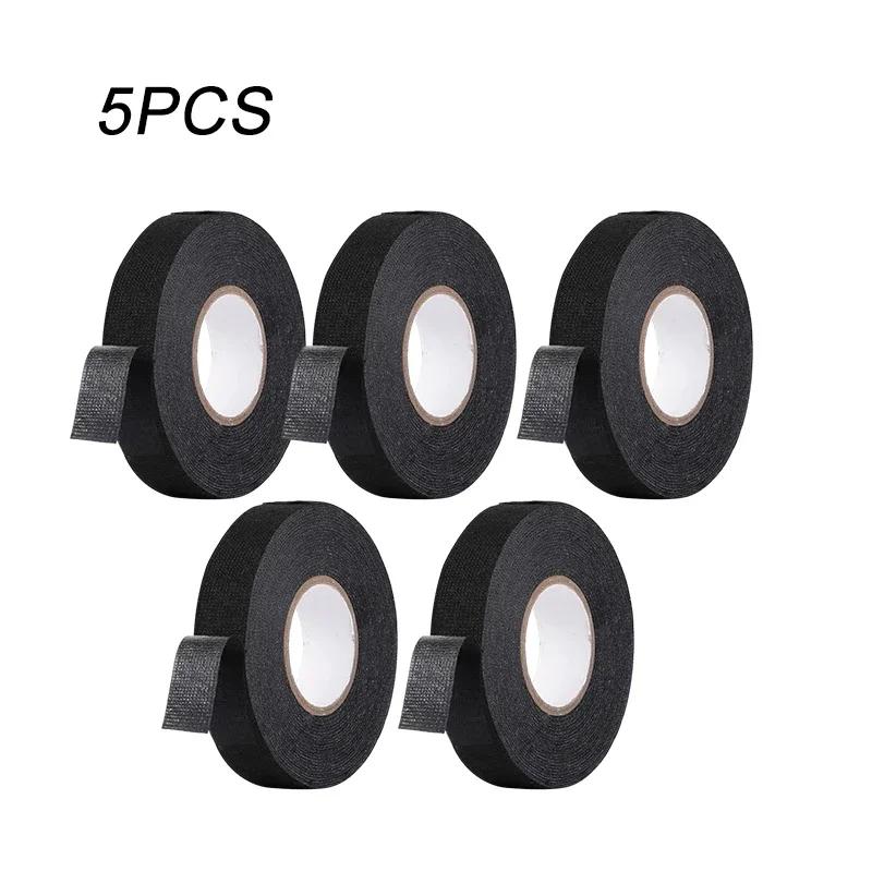 5Pcs Tape Car Cable Harness Wiring Loom Protection Waterproof Tape Electrical Insulating Tape Heat Resistant Harness Tape