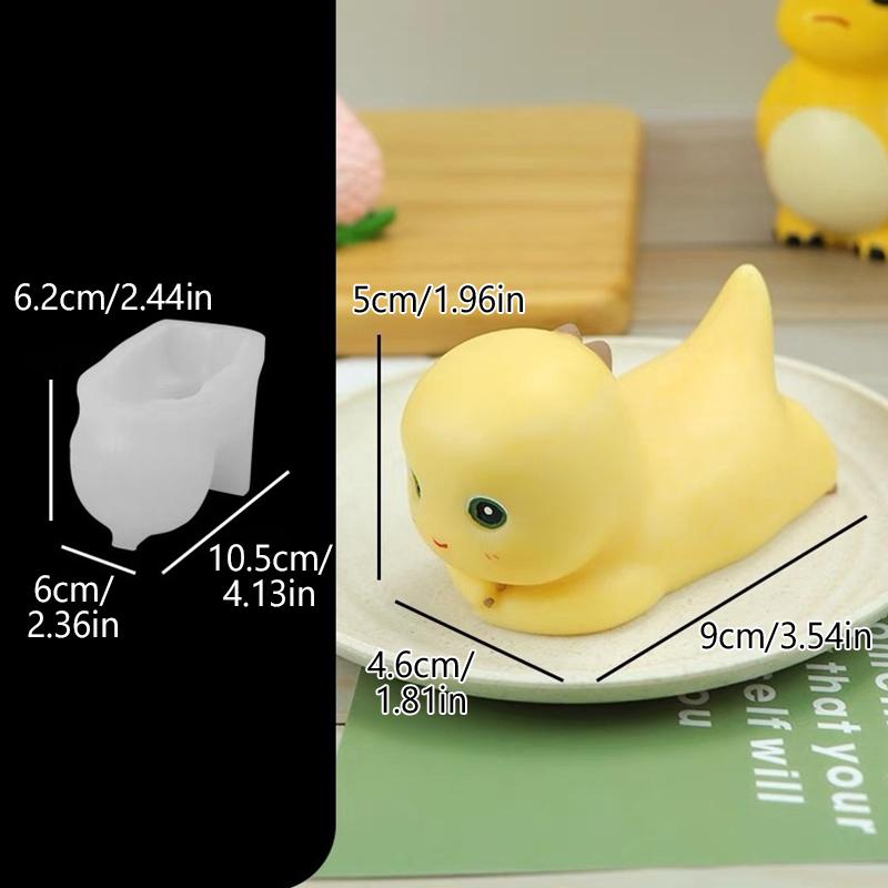 

Мультяшная силиконовая форма для пудинга «Молочный дракон», форма для заварного крема, милая мультяшная форма для желе, торта, форма для торта, украшение для торта, инструмент для выпечки