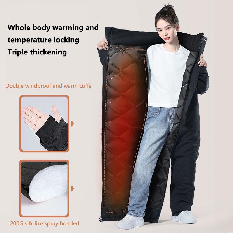 Winter Motorcycle Riding Coldproof Clothing Winter Fashion Waist Designwarm Cotton Jumpsuit Thickened Waterproof Snowmobile Suit