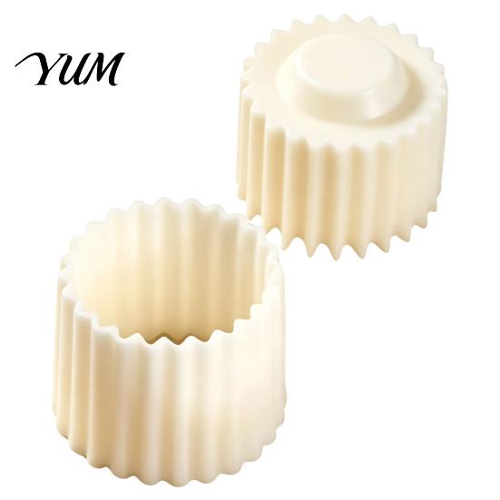 Abnehmbarer Teigschneider Doppelseitige Mondkuchenform, Sonnenblumenmuster Wiederverwendbar ABS Handpresse Einfache Küchenhelfer zum Backen Reinigen DIY