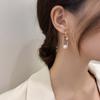 Neue Liebe Perlenstecker Ohrringe Herzförmig Strassstein Perlenohrring Damen Mädchen Party Persönlichkeit Temperament Schmuck Geschenk