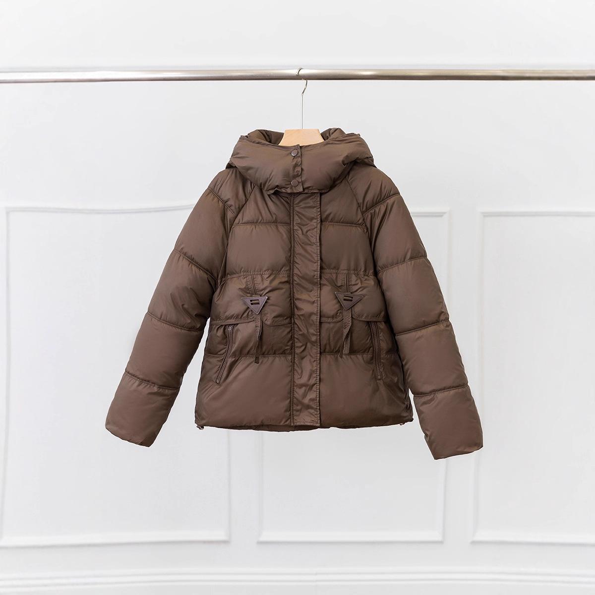 

Хлопковая куртка Женская Зимняя Нового Стиля Короткая Короткая Стойка Воротник Толстая Одежда Хлеб Пальто Пуховик. XL