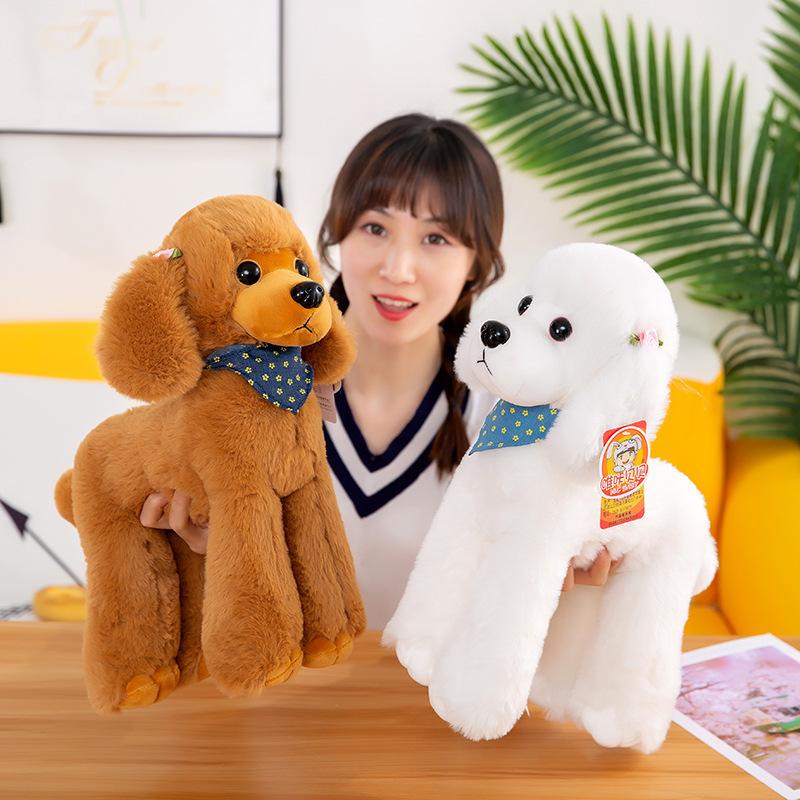 Cute Poodle Plush Toy Doll Doll Push Pillow Children Girl Gift Large Doll Doll Sleeping Pillow