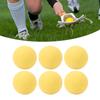 Lacrosse Ball Set PVC Elastic Excellent Grip Lightweight Massage Balls Set for Kids Club Training 6 PCS