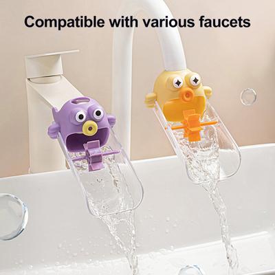 Rallonge de Robinet pour Tout-Petits Rallonge de Robinet d'Évier en Forme de U Accessoire de Robinet Anti-Éclaboussures pour Salle de Bain Cuisine Baignoire