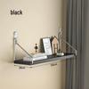 Punch-Free Wrought Iron Wall Shelf - Living Room & Bedroom Decor