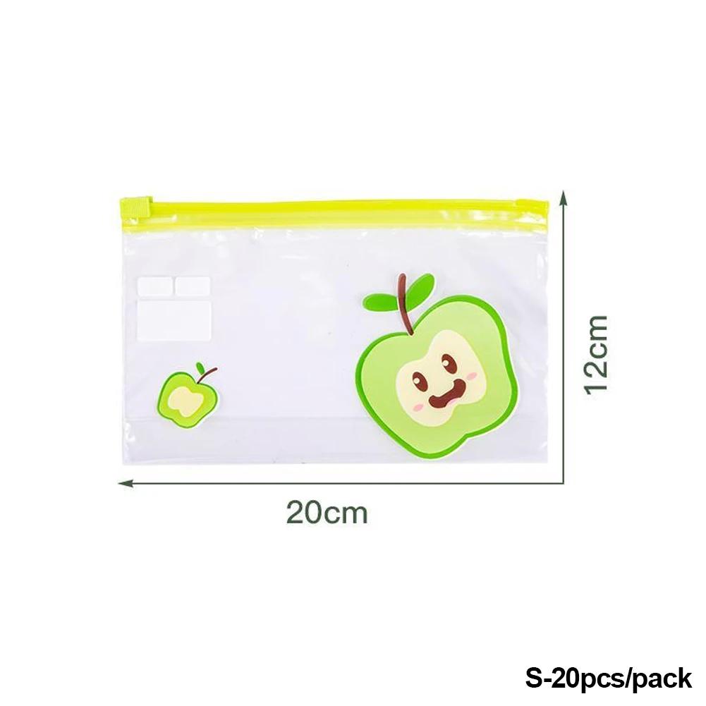 Многоразовая сумка с застежкой-молнией прозрачная сумка для хранения пищевых продуктов с застежкой-молнией пластиковый контейнер дорожная морозильная камера кухня для кемпинга 6418₽