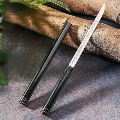 Coltello da frutta Bully Stick interamente in acciaio, coltello da tè, coltello da bistecca per la casa, attrezzo da campeggio all'aperto, coltello multiuso, accessori per la cucina domestica