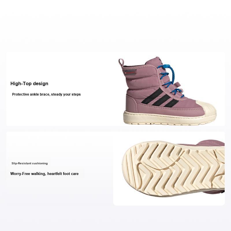 Adidas Superstar 360 2.0 Boot I Magic Mauve Детские кроссовки Розовый Основной черный Синий-Раш GV9066