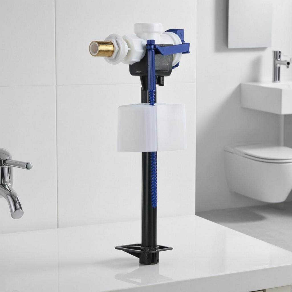 Side Inlet Fill Valve Adjustable Entry Compact for Toilet Repair