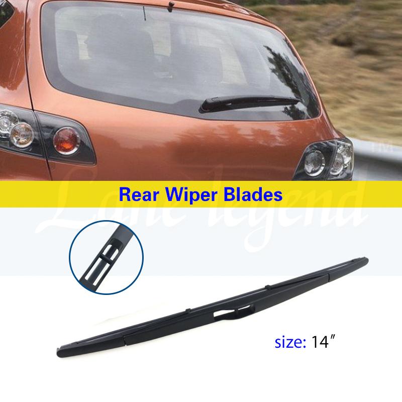 3PCS Car Wiper for Mazda 3 BK 2003-2009 2008 2007 Front Rear Windshield Windscreen Wiper Blade Rubber Accessories 21"+19"+14"