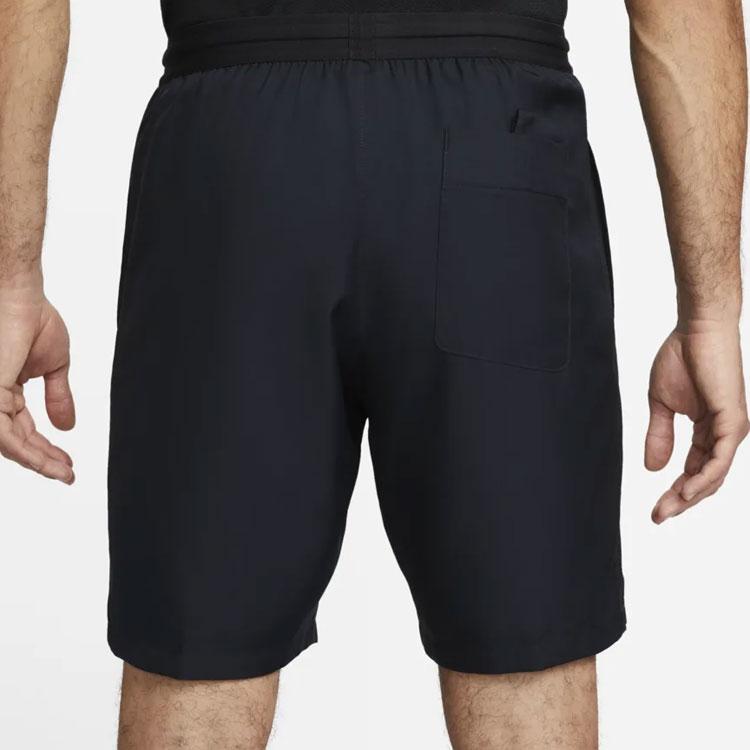 Nike Elastic Waist Soccer Shorts With Logo Men Bottoms Black AA0737-010
