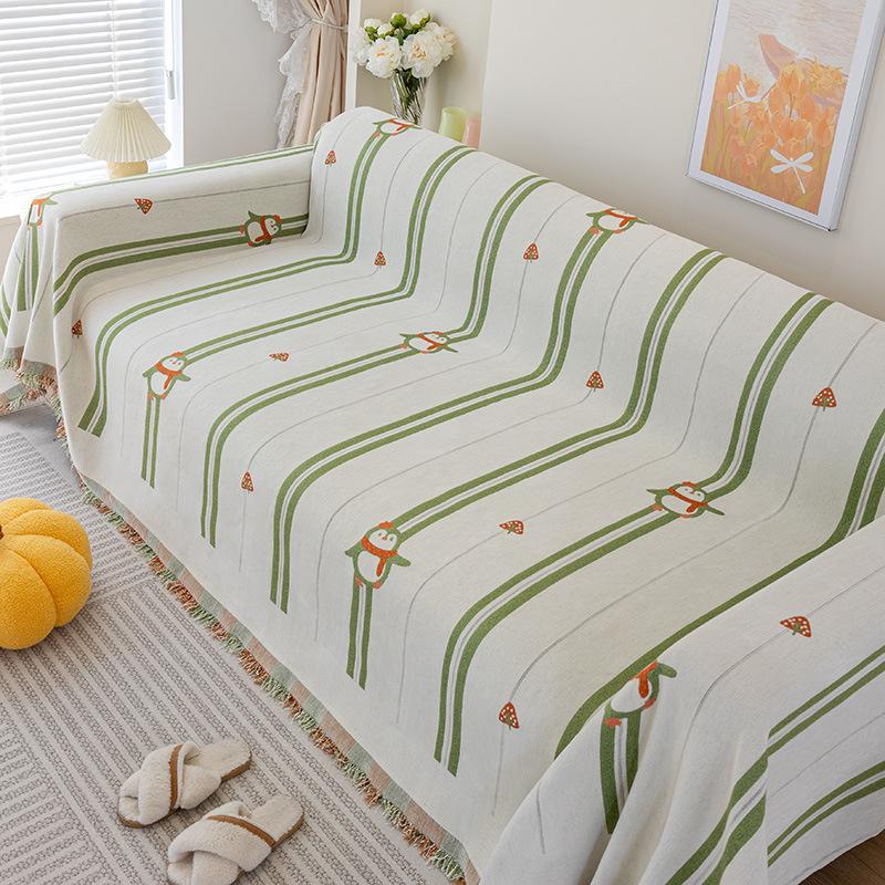 

Полотенце для дивана из черной шенилловой полоски, устойчивое к царапинам одеяло для дивана, для гостиной, для дома, для 3 человек, для домашних животных, для всех сезонов 180x130cm