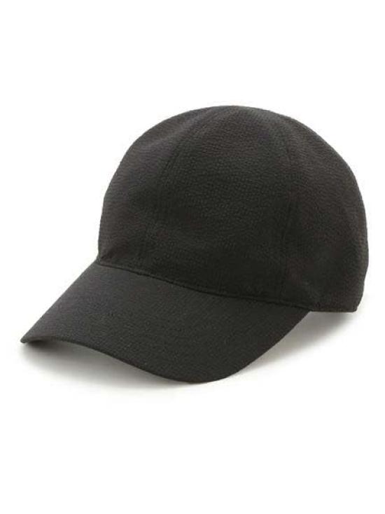 

[Mira Owen] Logo Embroidered Elastic Shirring Cap 09WGH244962 Women s BLK